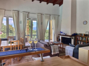 Gastouri Villa Pascalia with heated pool in October and views